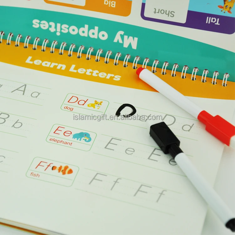 New Arrival Popular My Preschool Islam Green Coloring Busy Book Set Reuse Busy Book For Children