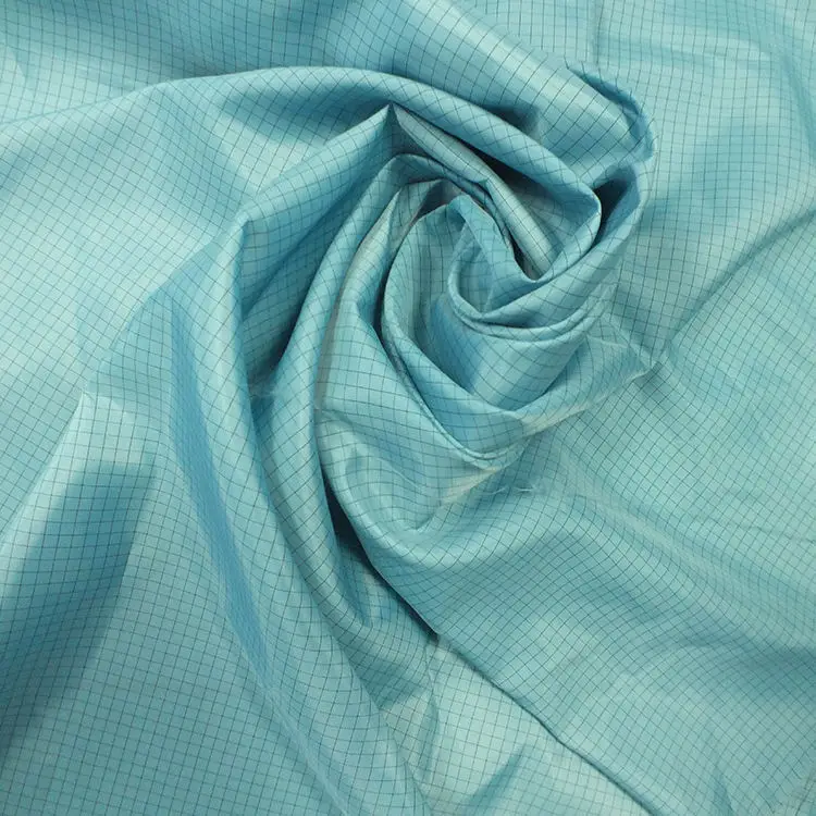 Wholesale Polyester Anti Static Fabric Lint Free Esd 5mm Fabric For Cleanroom Workwear