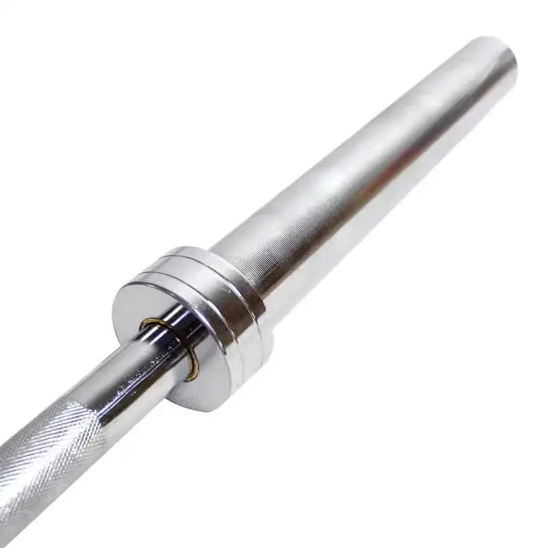 Fitness Equipment Gym Chromed 180cm Powerlifting Weightlifting Straight Bar Bell Barbell Curved Bar 20kg Workout