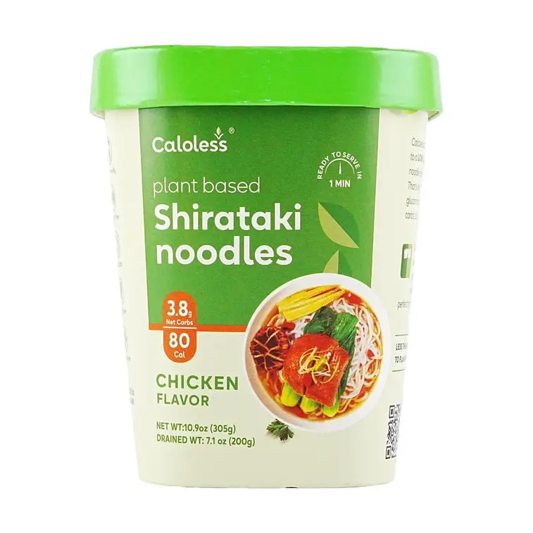 Keto Diet Konjac Food Chicken Flavor Shirataki Noodles Rich in Fiber For Weight Lose No Fat No Sodium