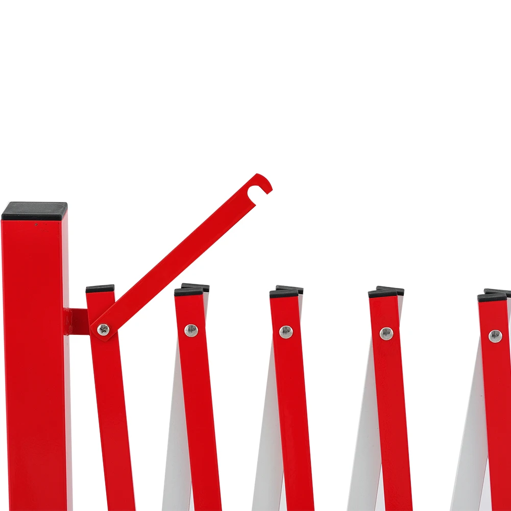 Traffic Portable Metal Retractable Fence Barrier Temporary Crowd Control Mobile Folding Security Gate