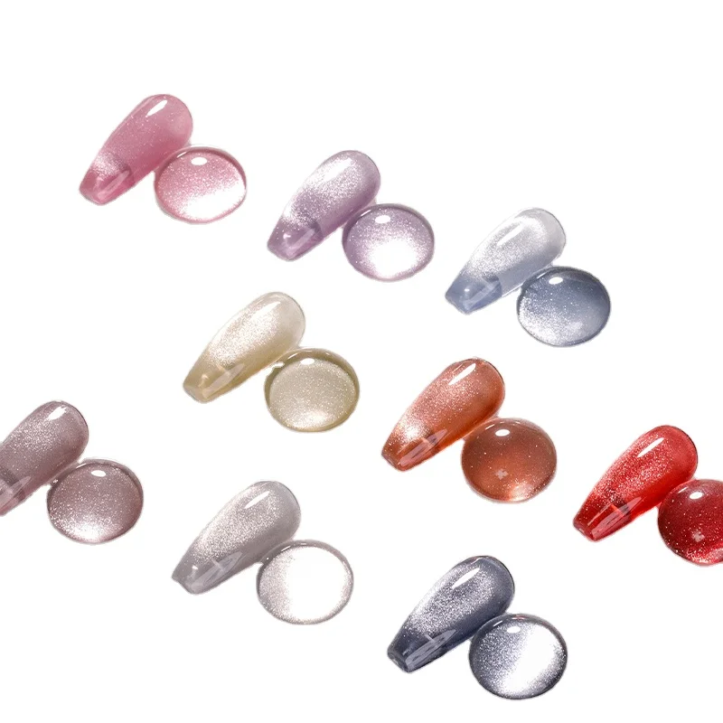 VENDEENI 2021 Private Label Gel Nail Polish Crystal Cat Eye New Colors Fashion Nail Art Product Gel