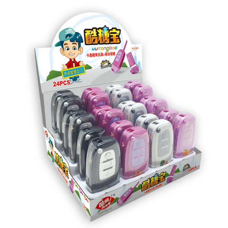 New Product Cartoon Car Key Sugar China Toy Candy Toys For Kids Gifts