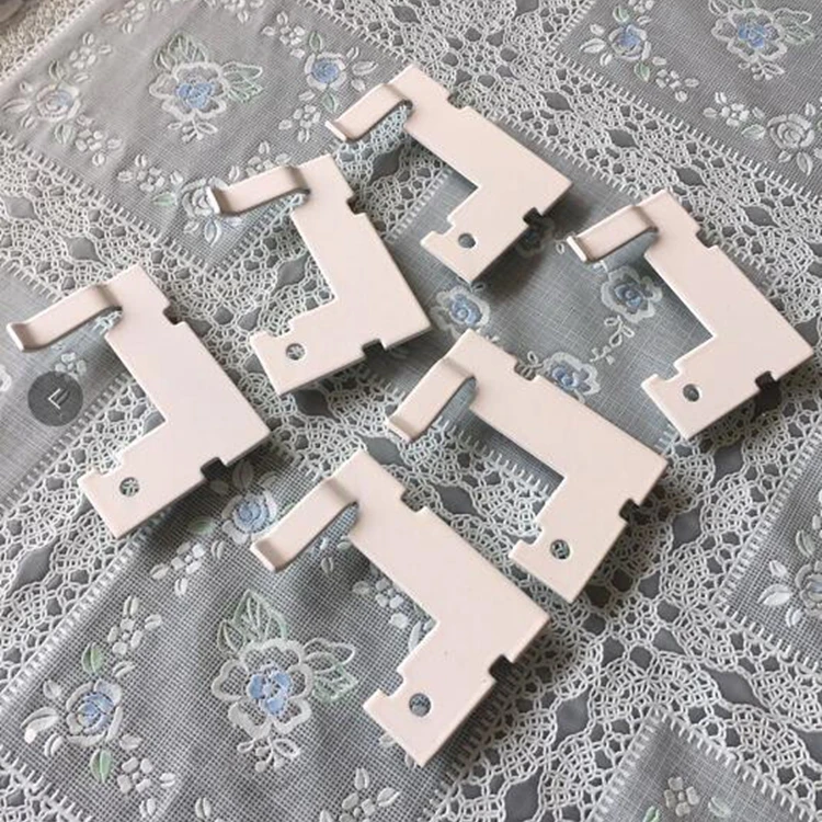 Powder coating magnetic push to open catch corner angle