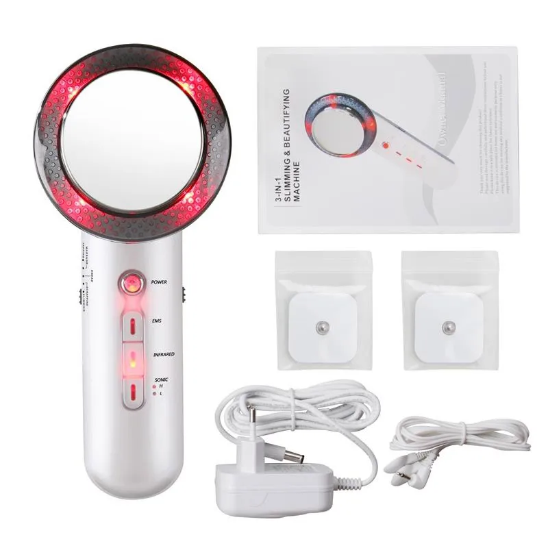  Wholesale Portable 3 in 1 Fat Burner Mini Burning Machine Beauty Device Infrared Ultrasonic EMS RF Body Weight Loss