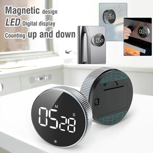 Kitchen Alarm Clock Countdown Electronic Timer Student Visual Time Manager Kitchen Timer