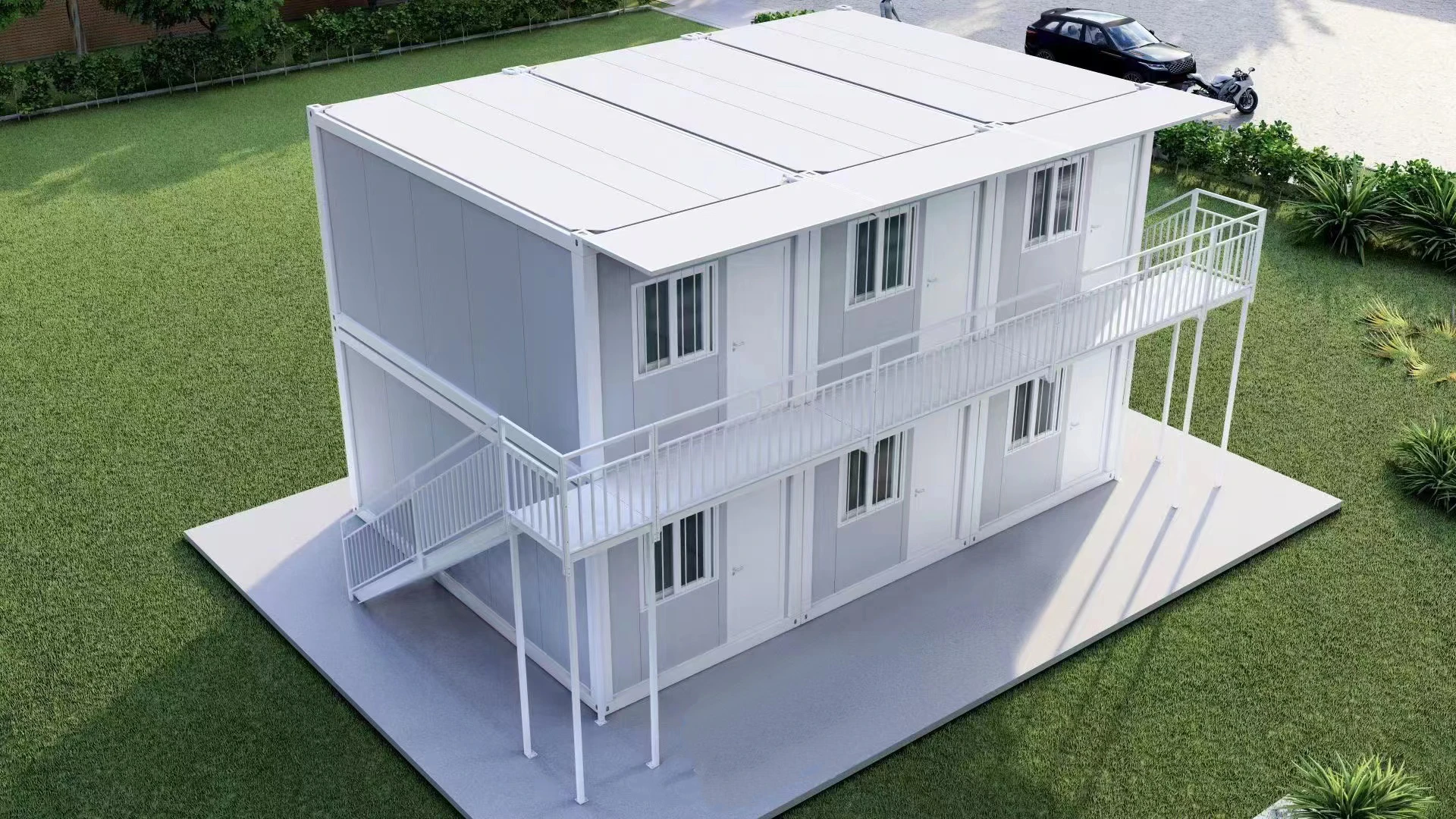 Fast installation of luxury packing box container house have bedroom bathroom factory wholesale price