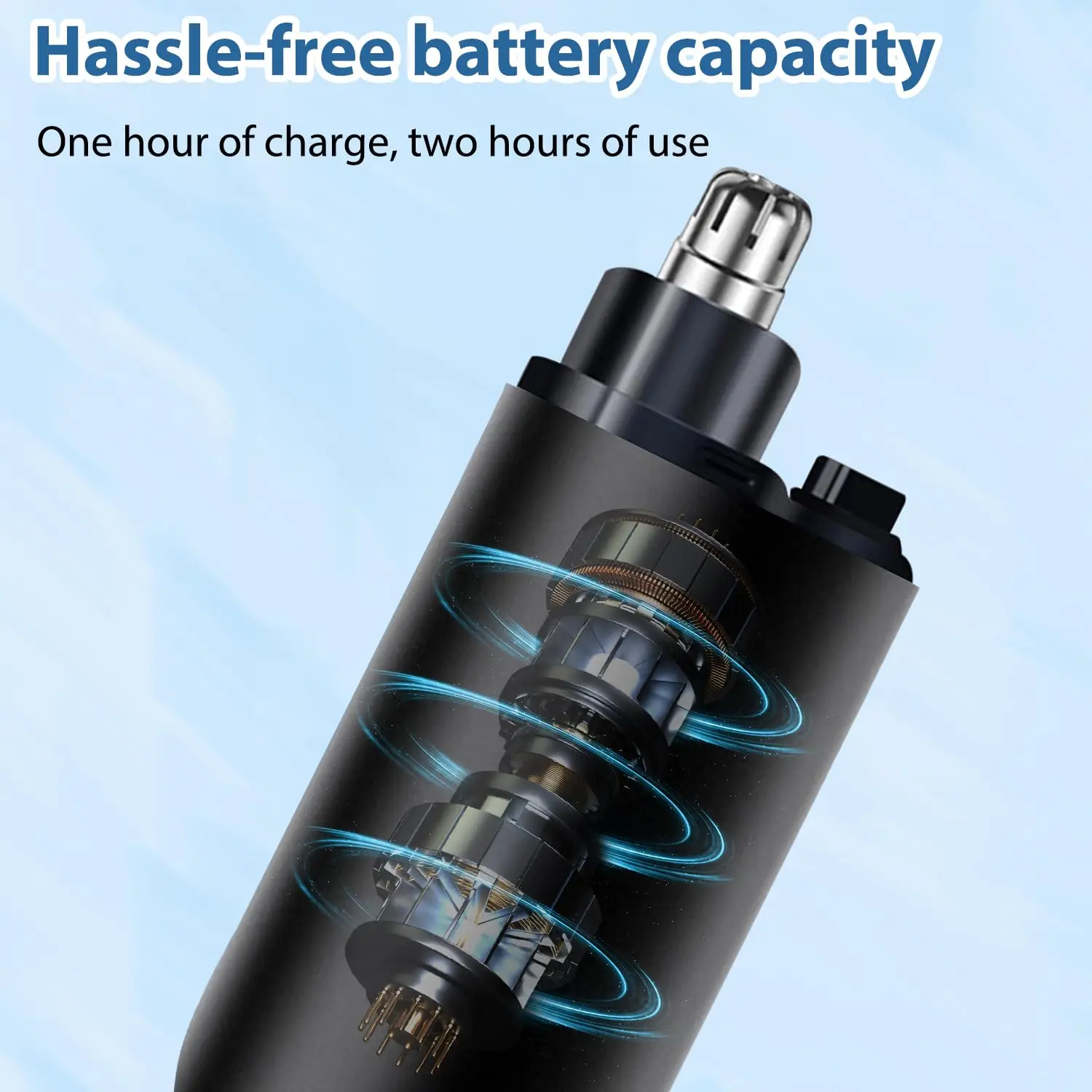 Practical Shaving Nose Trimmer Face Care Electric Shaving Nose Ear Trimmer Safety Face Care for Men Beard Cleaning Ear And Nose