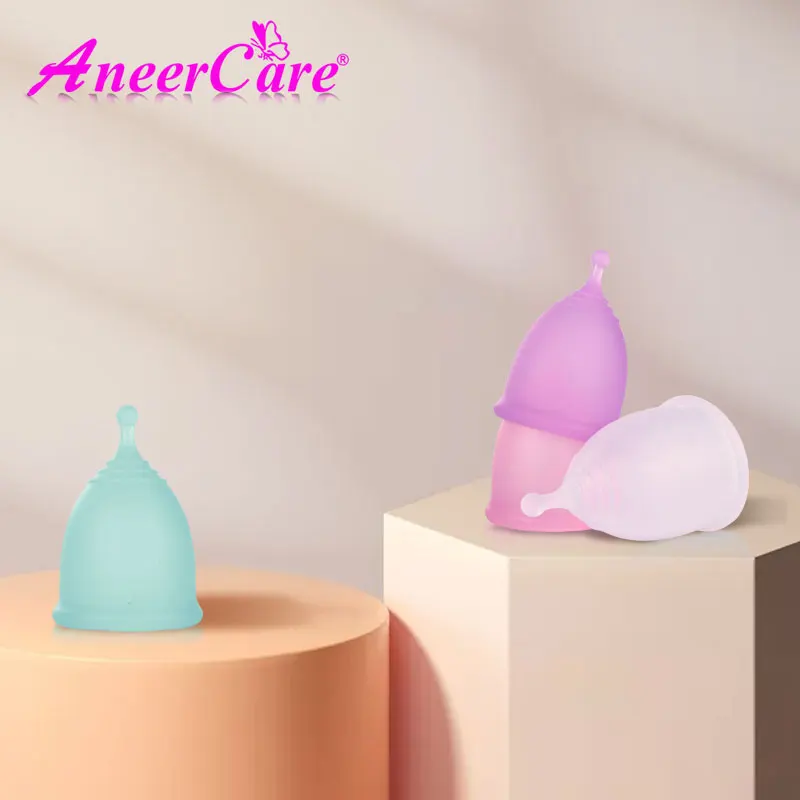 Menstrual cup wholesale custom medical silicone period cup reusable.