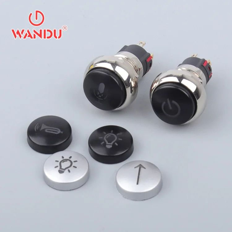 12mm Big button switch Car  ship   control switch