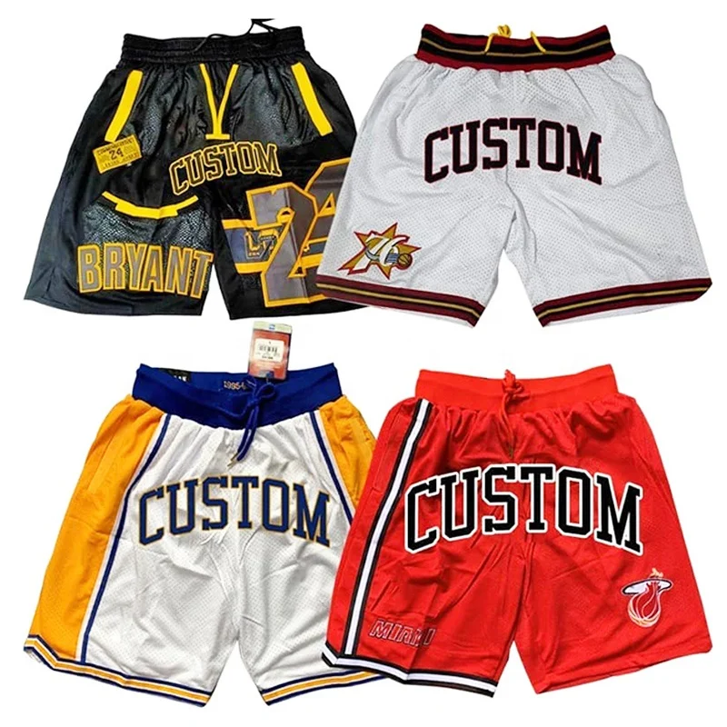 Summer Sweat Running Boys Mesh Basketball Shorts Muay Thai Anime Polyester Eric Emanuel Gym Shorts