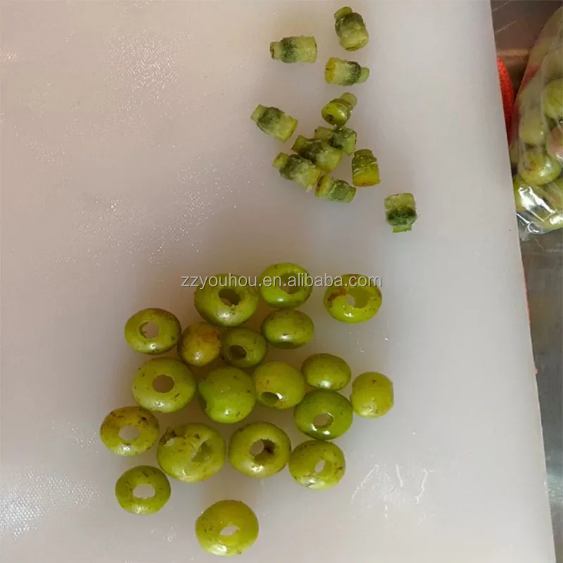 Easy operation manual hawthorn core remove olive pitter red dates pitting machine tools green dates