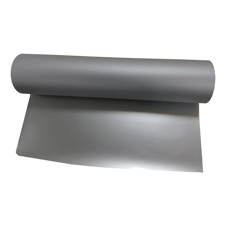 Self Adhesive Cold Peel Digital Silver Gold Golden Color PET DTF Foil Metalized Film For Fabric Coating