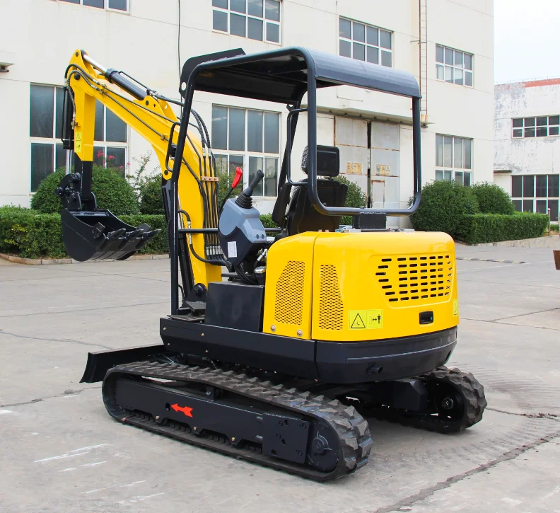 3t excavator mini small digger with canopy or cabin