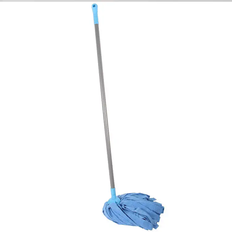 Multi-Function Eco-Friendly and Durable Microfiber Mop Washable Wet Cloth for Floor Cleaning with Aluminum Pole Plastic Basket