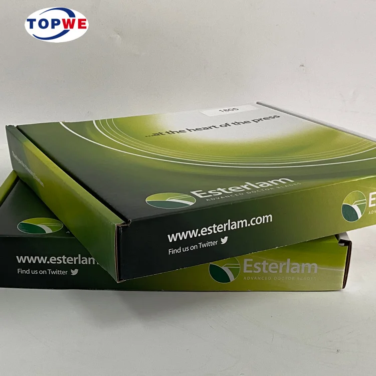 Esterlam Corrugated Box Printing / Coating Polyester Doctor Blade