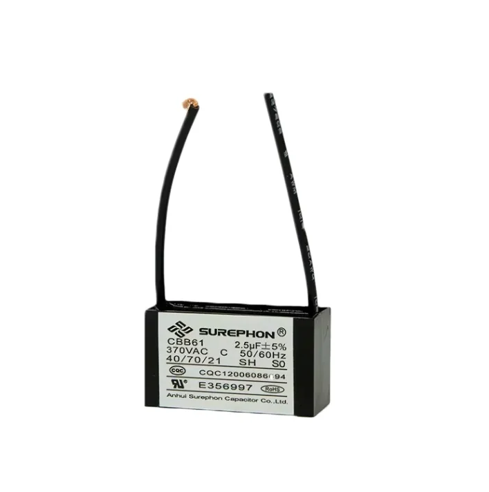 Factory direct sales wholesale cbb61 380-400v 1.5uf 2uf 2.5uf 3uf 3.5uf 4uf electrolytic ac motor air condition fan capacitor