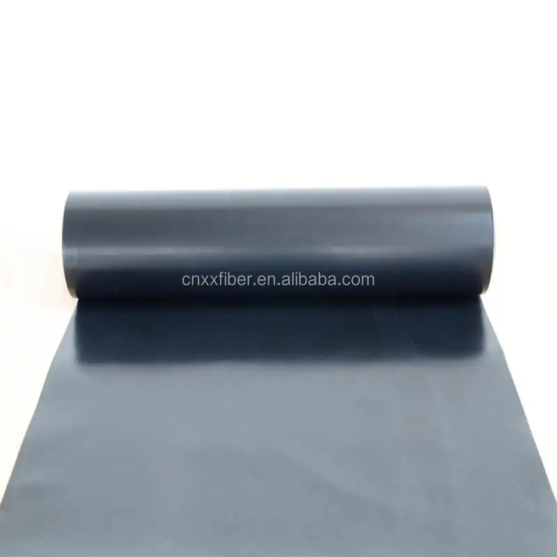 Изготовленная на заказ 0,15 мм высокотемпературная устойчивая черная Стекловолоконная ткань с покрытием из ПТФЭ