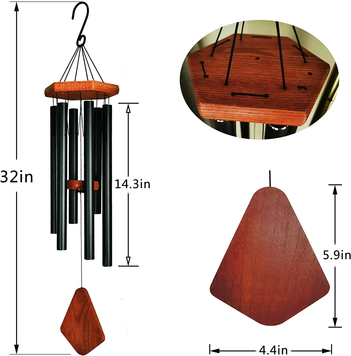 New Arrival Metal Wind Chimes Wholesale Outdoor Deep Tone Sympathy Wind Chimes Memorial