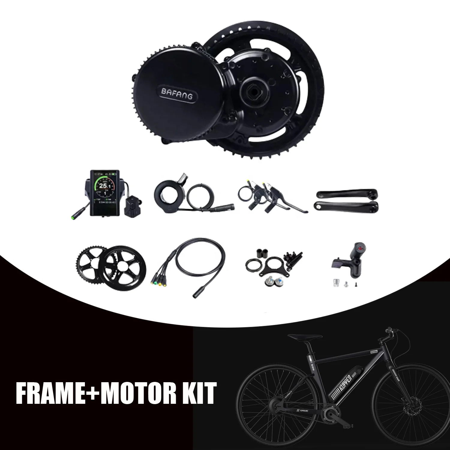 Комплект для велосипеда Elesmart 48 В 350 Вт Bafang 8fun BBS01 электрический мотор со средним приводом комплект электрического