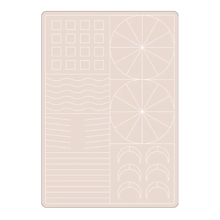 OEM Good Quality Permanent Makeup Training Silicone Double Side Practice Skin Tattoo