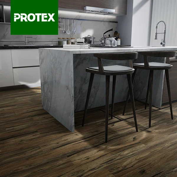 China Vinyl Flooring Supplier Indoor SPC Vinyl Flooring with UV Coating and IXPE for Minimalist Decorative Material