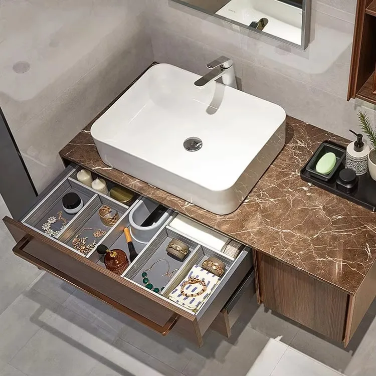 Modern design wooden Bathroom vanity table set and bath vanity set bathroom vanity cabinet
