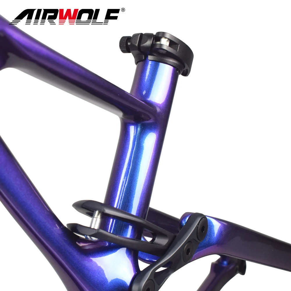  Airwolf 29ER углеродная Подвеска MTB рама BSA горная путешествия 142 мм Хамелеон