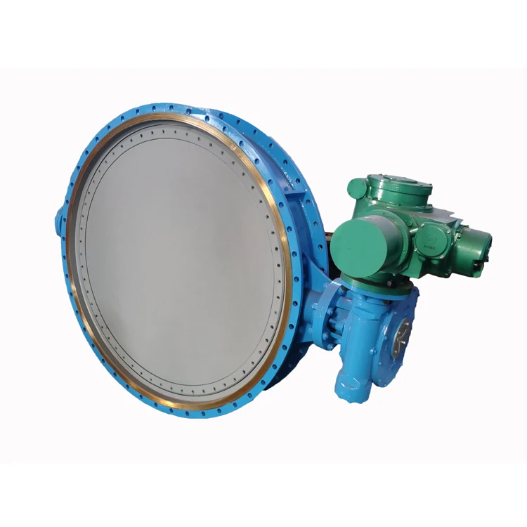 
DN200 400 800 PN10/16 DIN BS WCB Triple Offset Butterfly Valve 