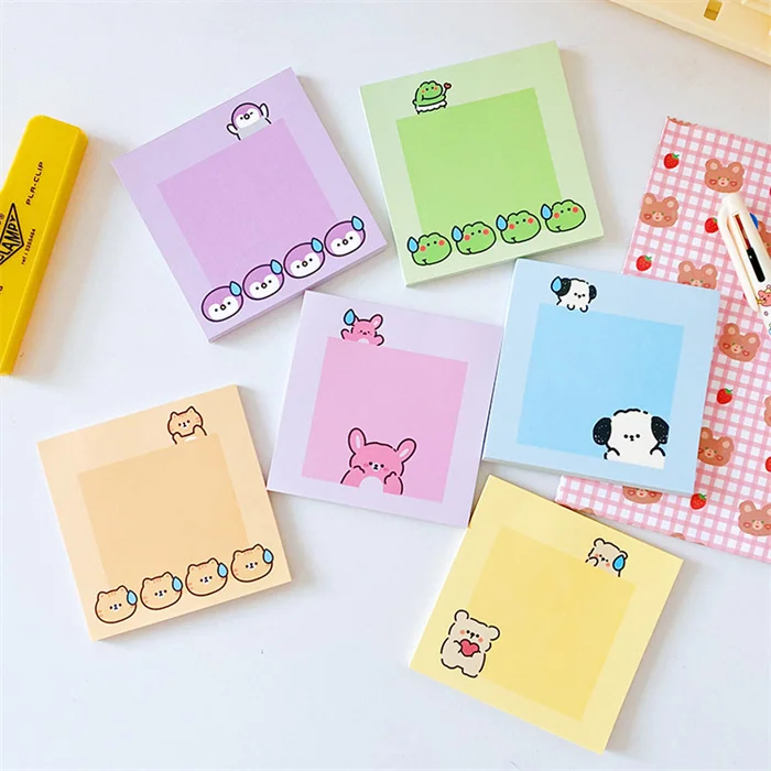 Оптовая продажа новые маленькие бумажные блокноты Kawaii 2024 красочные рекламные заметки на заказ для канцелярских товаров в Дубае