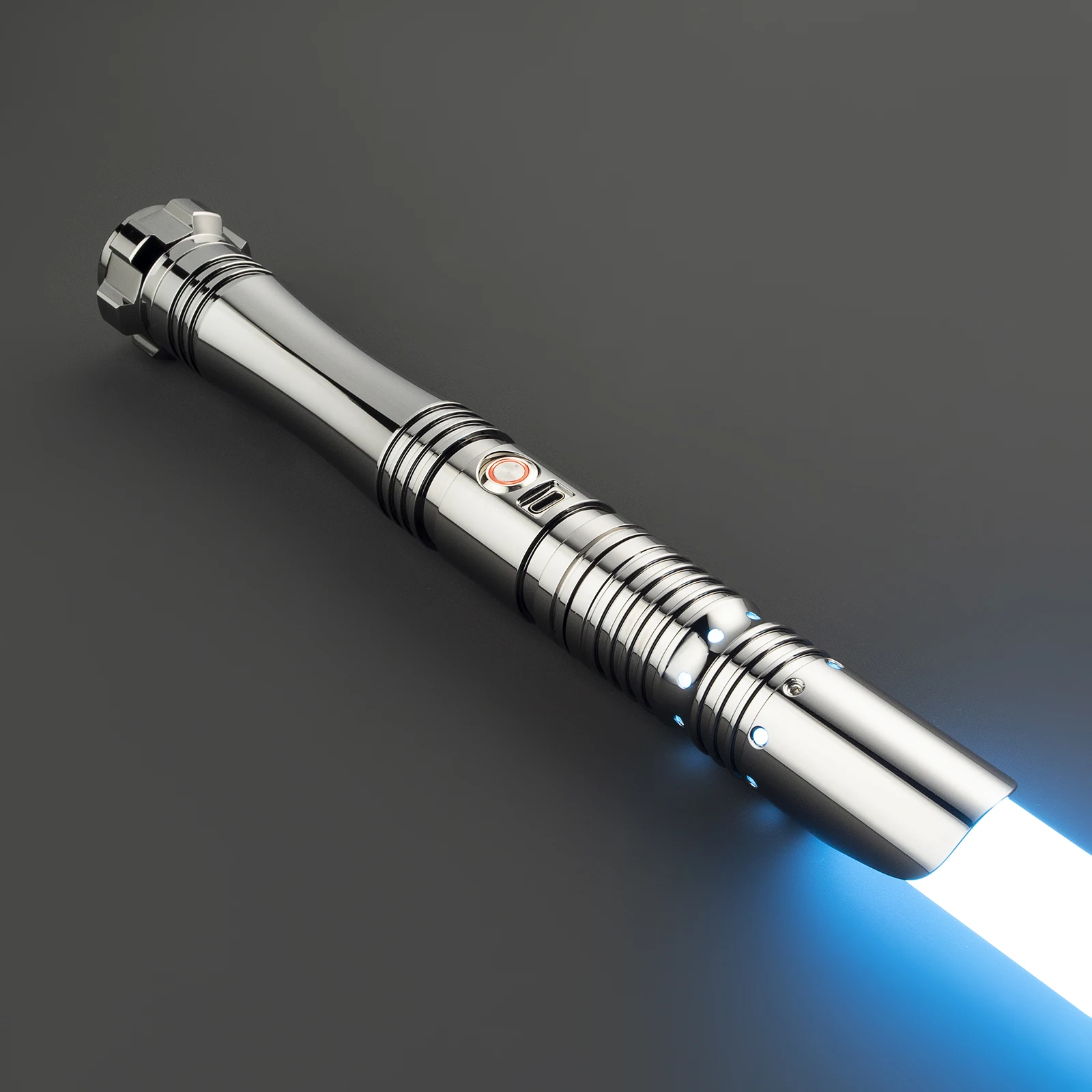 LGT black/silver/gold custom baselit smooth swing light up swords led flashing rgb lightsaber for heavy dueling