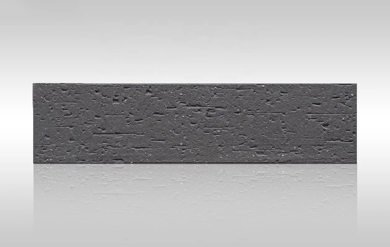 Dark Grey Facade Villa Exterior Stone Wall Cladding Ceramic Exterior Wall Cladding Terracotta Wall Cladding