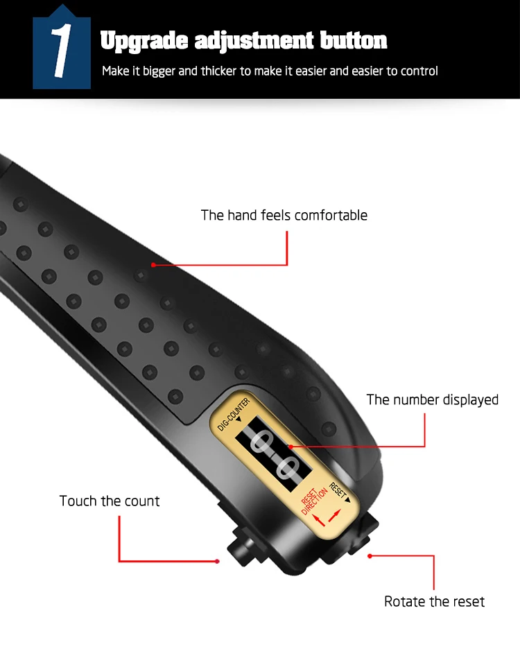  Plastic Adjustable Hand Grip Fitness Pinch Meter Portable