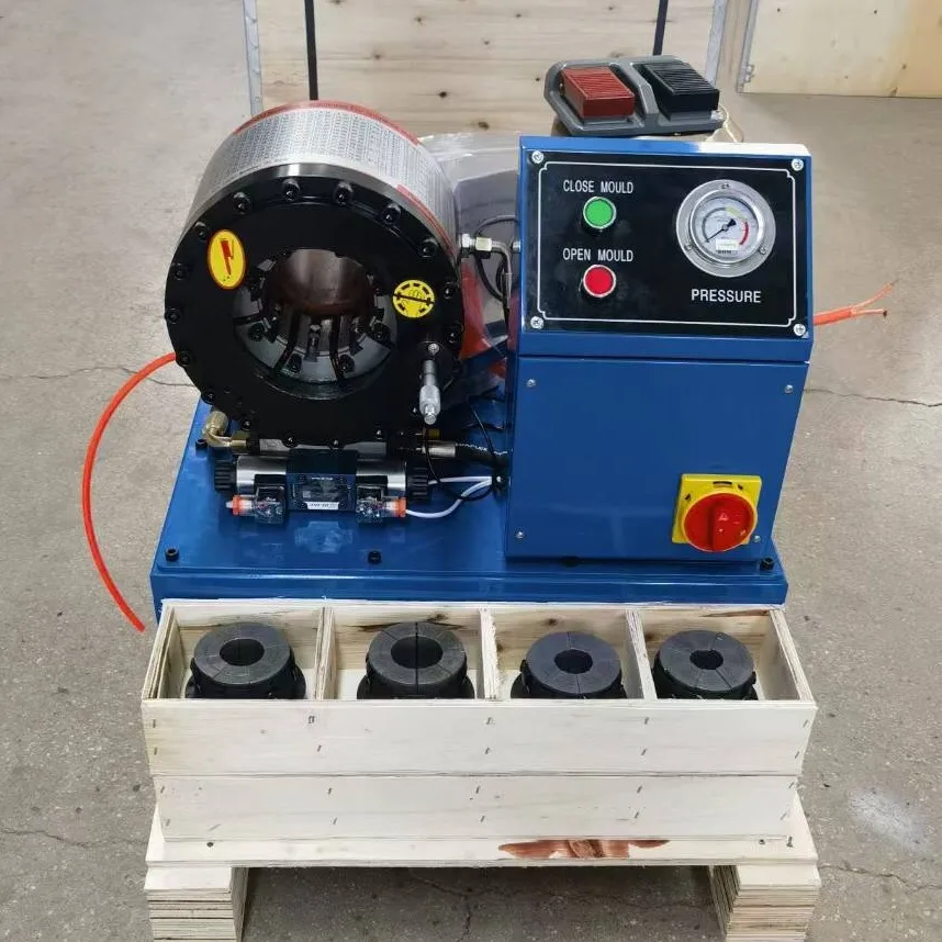 Высококачественный Профессиональный обжимной пресс для шлангов dx68 p32, гидравлический быстросменный обжимной станок для шлангов