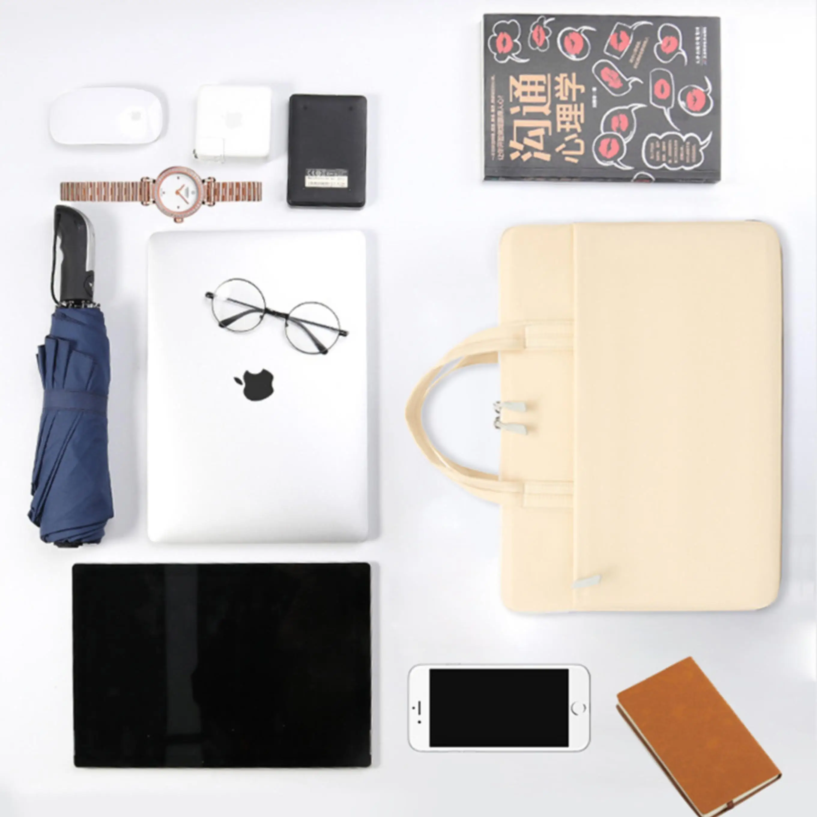 Customized Pattern Portable Oxford Business Laptop Sleeve Cover Bag Shockproof Protective Computer Bag for Daily Office Usage
