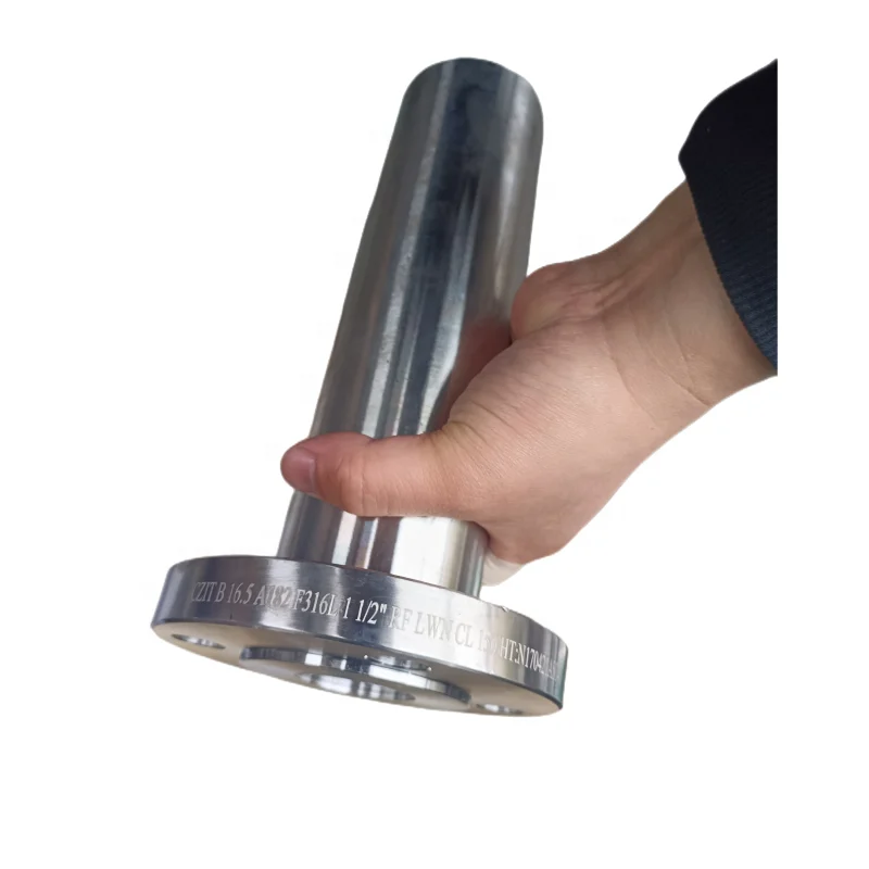 Steel Stainless Steel A182F 304L NPS 1 1/2inch  ANSI B 16.5 CLASS 150RF LWN Long Flange