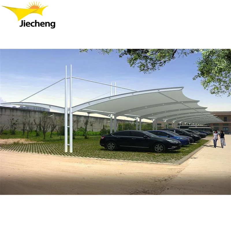 Discount waterproof shed parking canopy pvdf roof designs sun shade car port garage outdoor metal frame carport for car parking