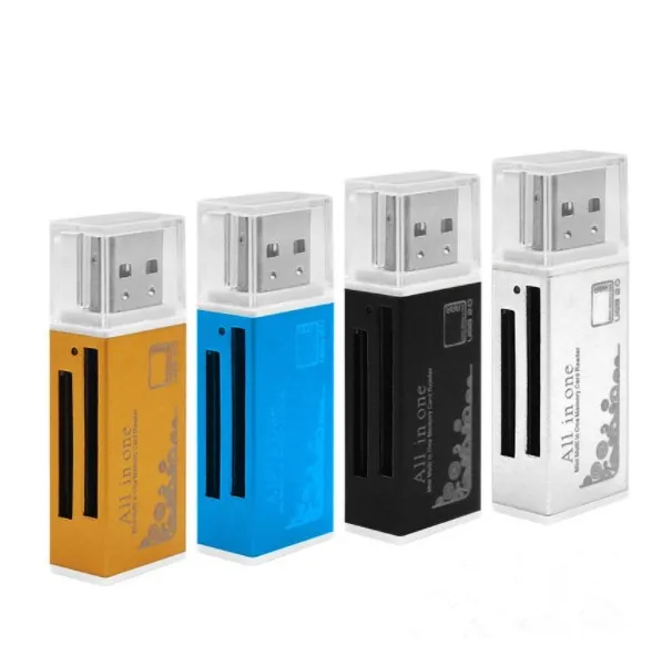 Smart All in one Flash USB Memory Micro SD Card Readers For Memory Stick Pro Duo Micro SD/T-Flash/M2/MS SD Adapter