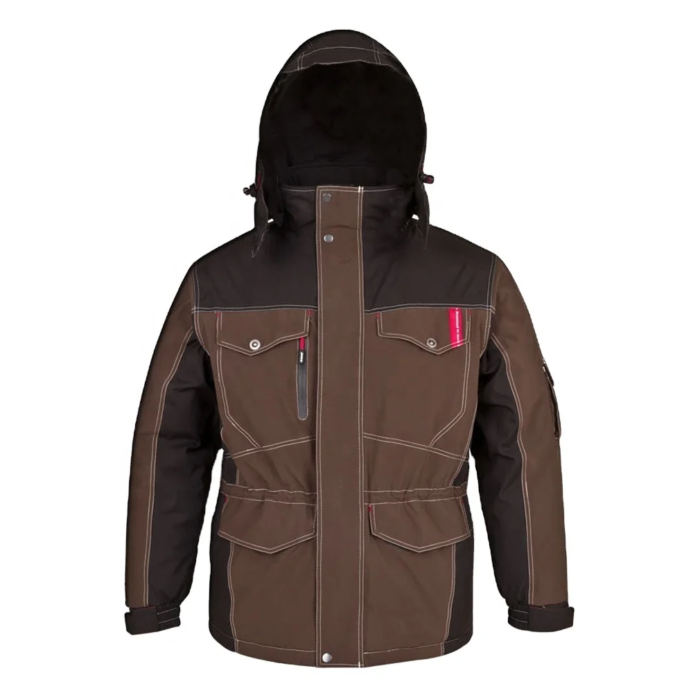 Safety outdoor mens waterproof winter custom parka jacket