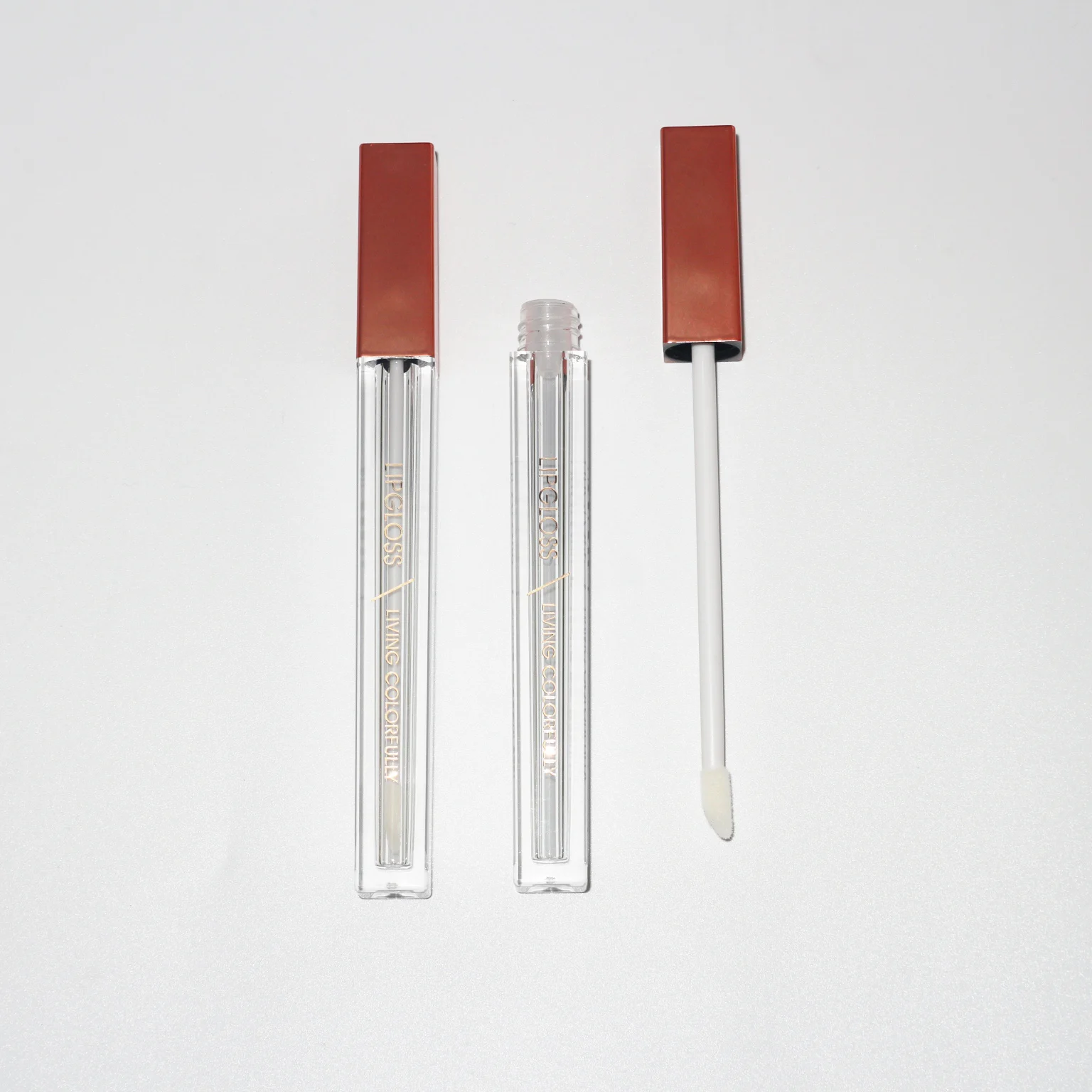 
OEM new design lipgloss tube plastic ABS 2.5ml empty lip gloss containers tube 