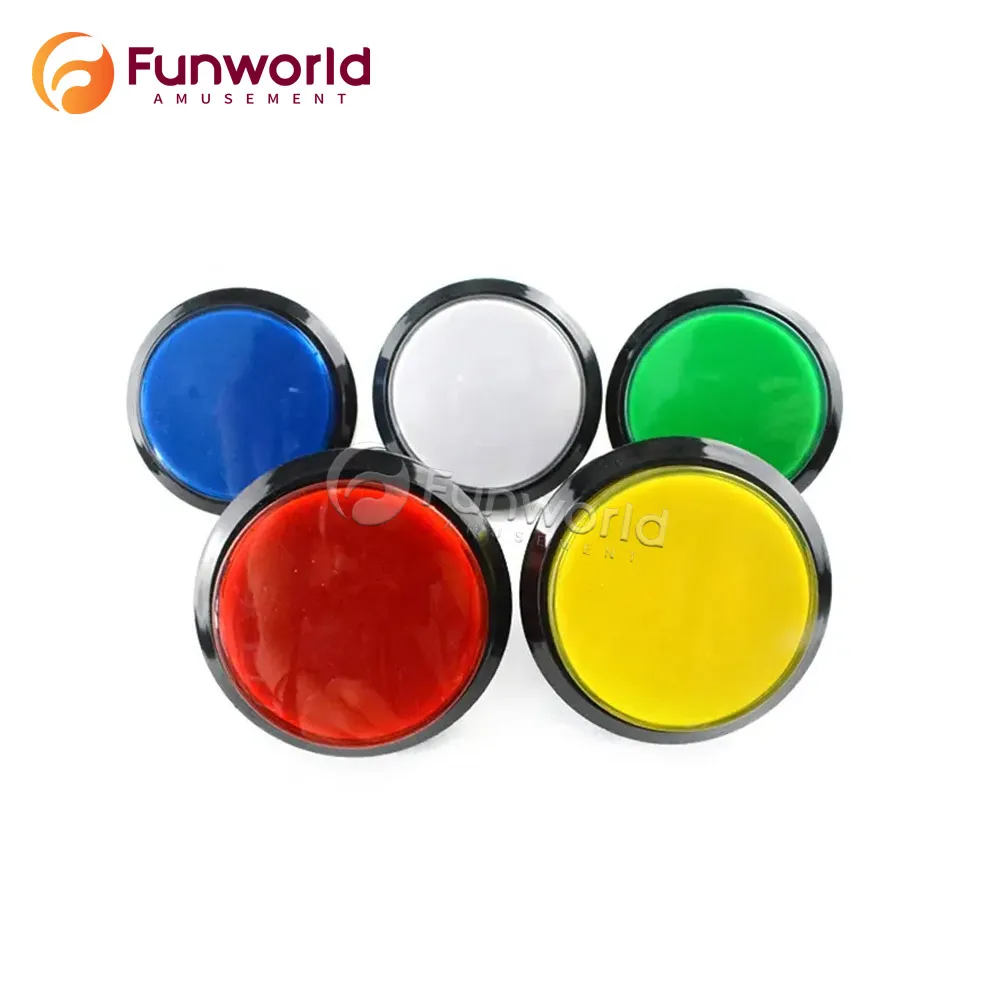 Long Service Life illuminated Start Push Button With Led Light Dome Push Button