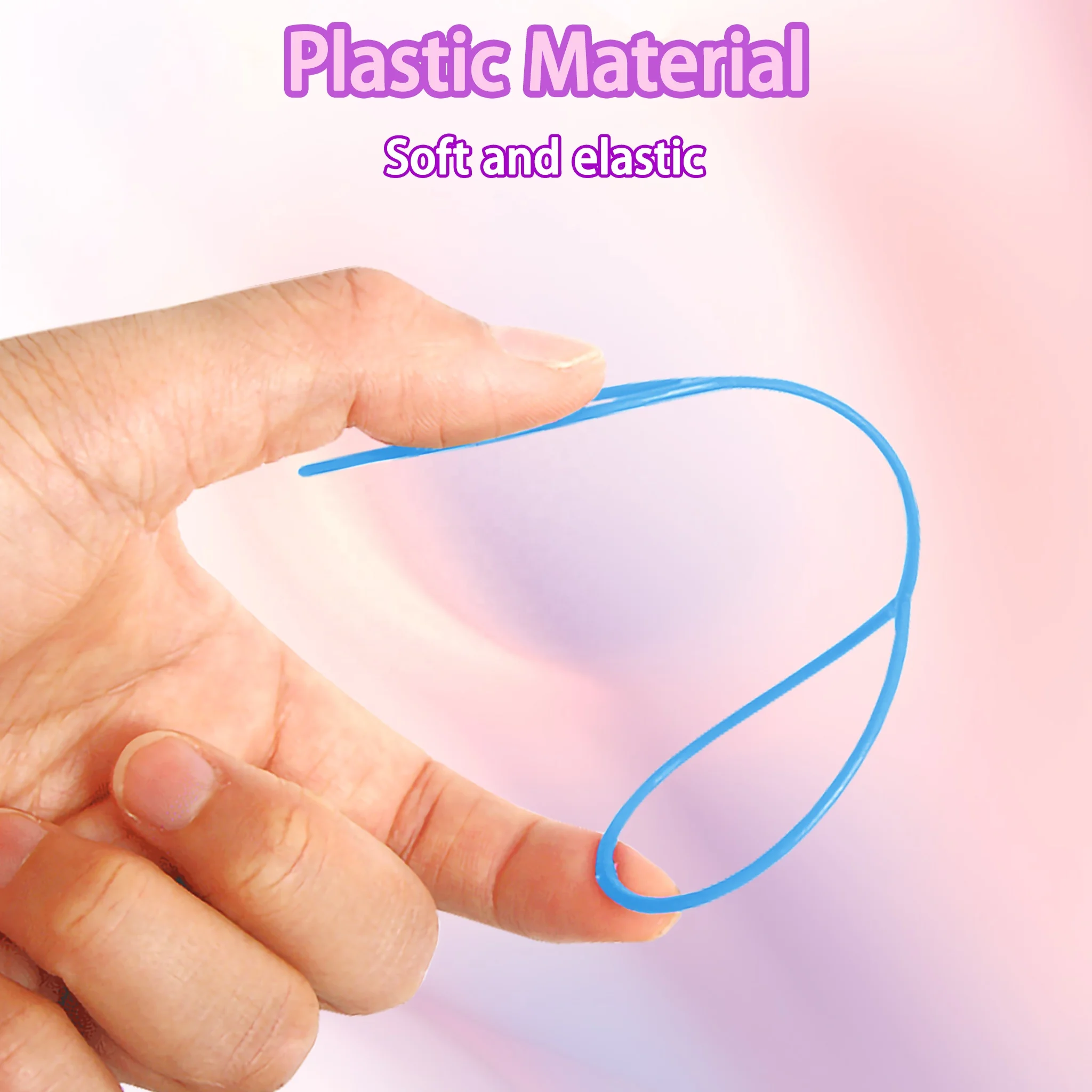 For Hairstyles 4-Piece Hair Ring Kit With 2 French Braided Tool Rings 1 Mouse Tail Comb Metal Pin Tail Braid Comb