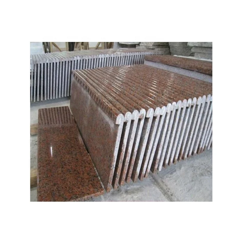 G562 Red Granite Stairs and Steps Stair Design for House