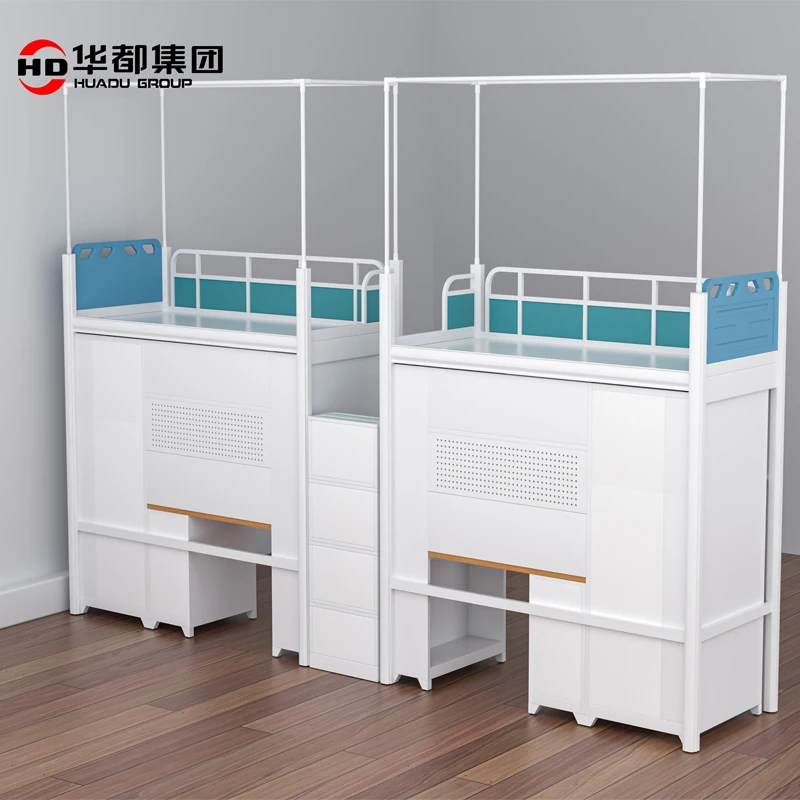 High quality metal frame bunk bed combination bunk bed for college dorm