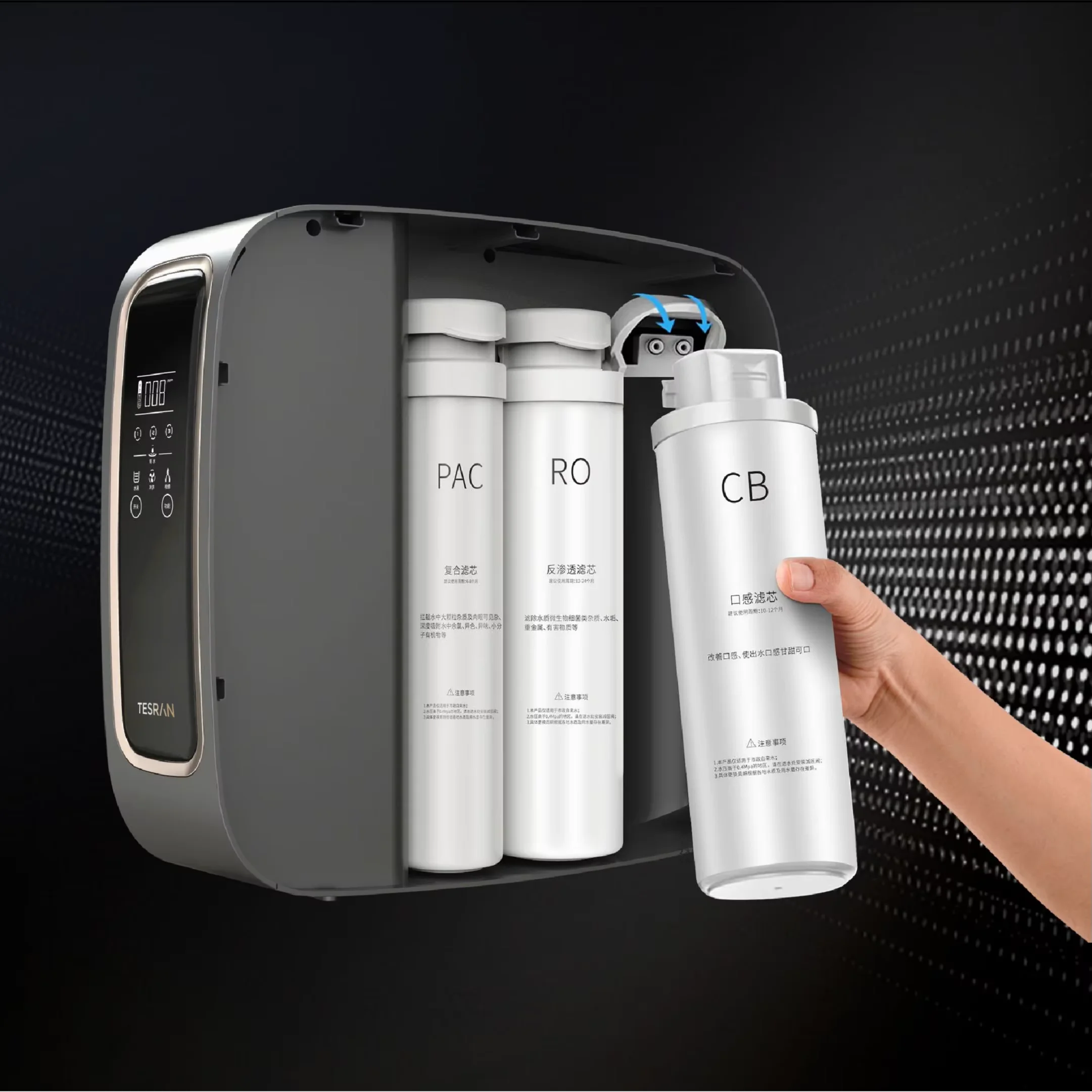 Best-selling  RO Water Filter for Kitchen Home Hotel Use Ultra-Pure Self-Cleaning reverse osmosis plant