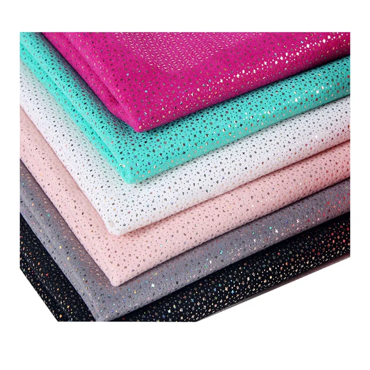 Glitter Shoe Leather Fabric Fashion Wholesale Shiny Glitter Leather For Shoes PU Leather Products Glitter Fabric For Shoe