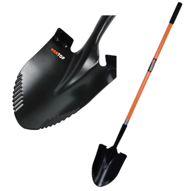 41623 Высококачественная круглая Лопата Hantop с ручкой из