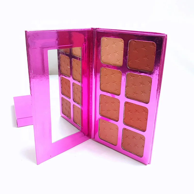  Wholesale cosmetic face makeup high quality 8 colors bronzer contour blush highlighter