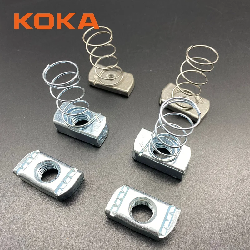 Wholesale Channel Nut Hot Dip Galvanized Spring Nuts m6 m8 m10 m12 Unistrut Spring Nuts