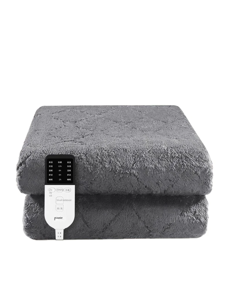 Plush Flannel Electric Heated Throw Blanket Electric for winter Washable Soft Heating Blanket